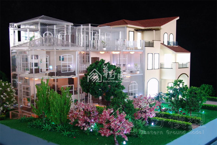 别墅沙盘模型