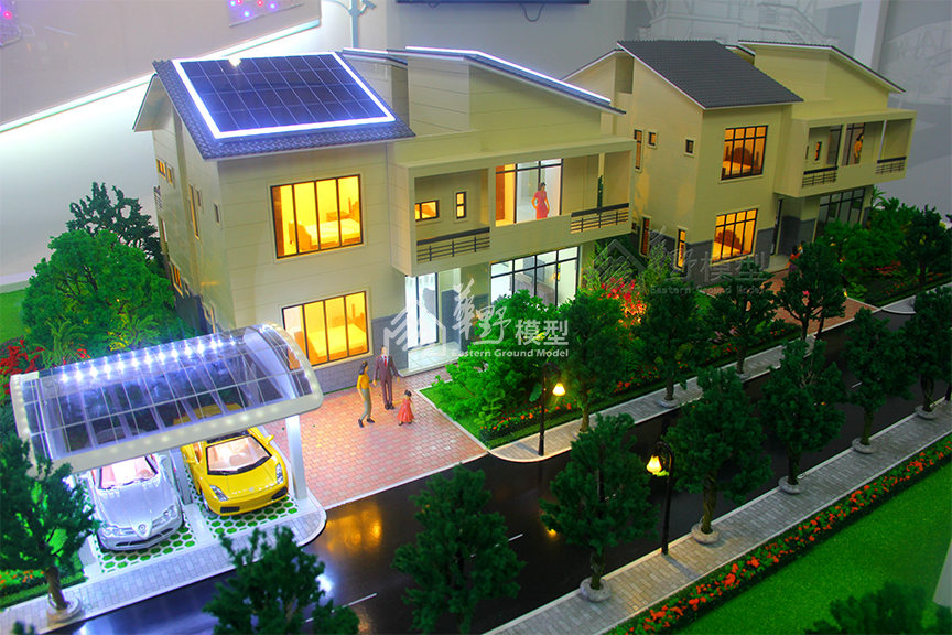 别墅沙盘模型