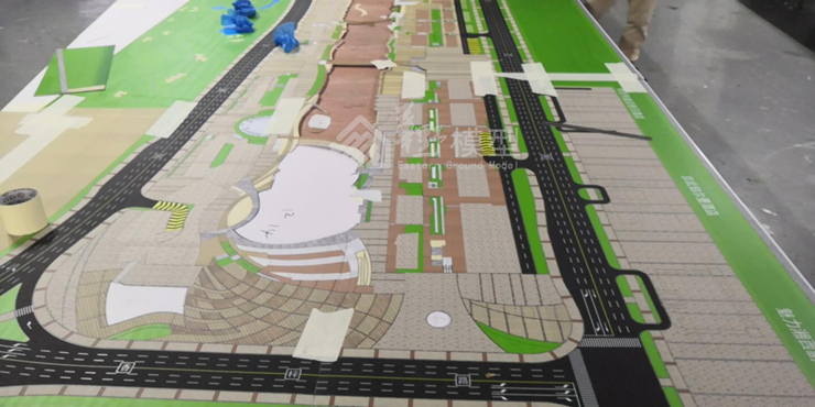 沙盘模型底盘图