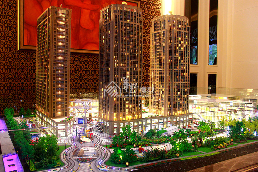 商业综合体模型，商业沙盘模型